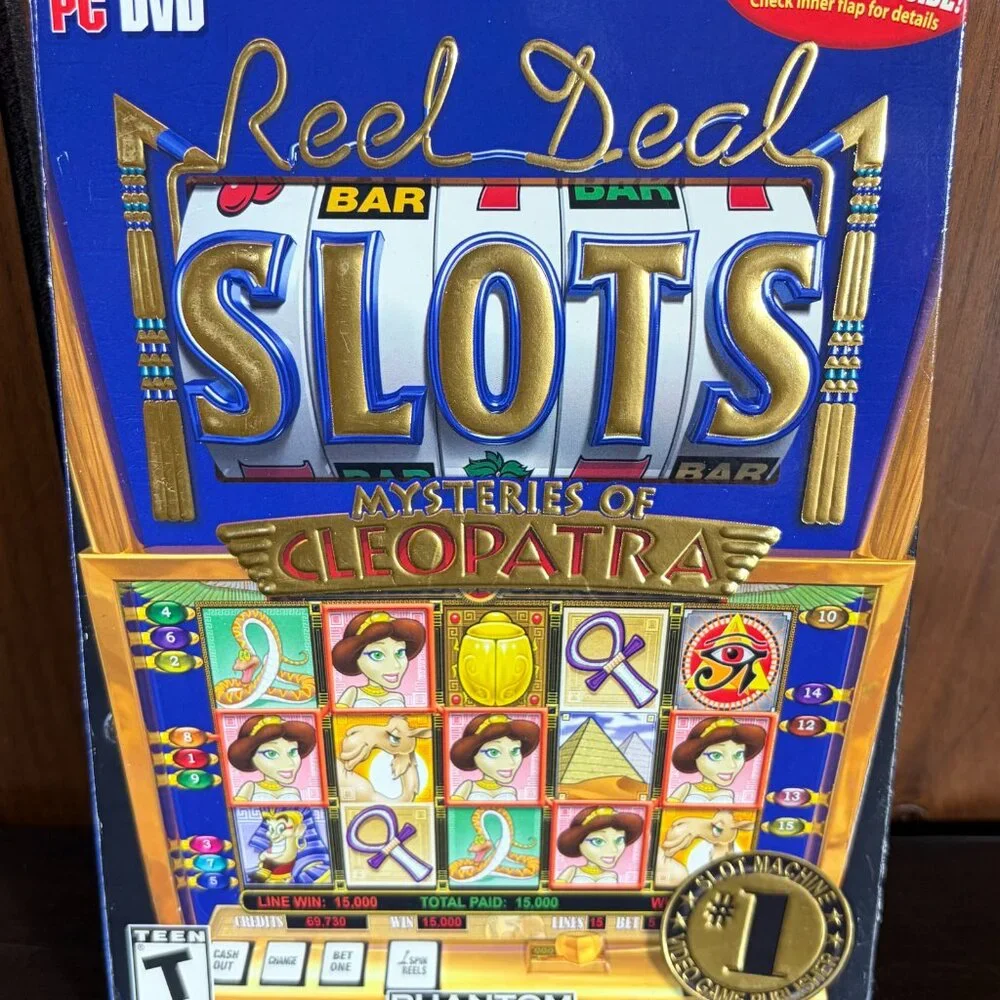 Reel Deal Slots: Treasures of the Far East (PC, 2009) Set of 3 Games - EUC